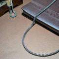 5mm Silver Square Franco Foxtail Neck Chain - Dazzle