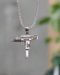 UZI gun pendant - Dazzle