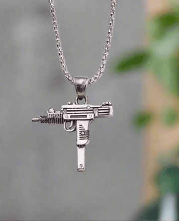 UZI gun pendant - Dazzle