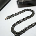 Zircon Miami Curb Cuban Chain Necklace 13MM Bling Iced - Dazzle
